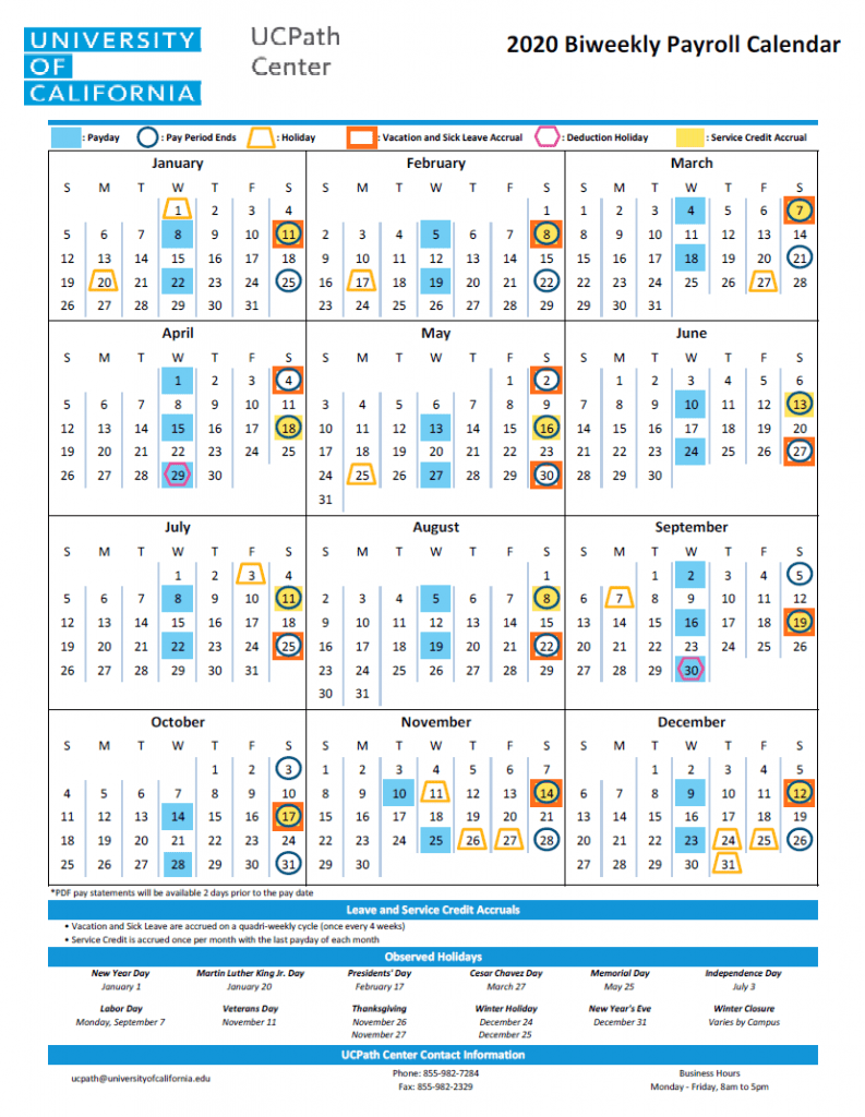 UCLA Payroll Calendar 2024 2024 Payroll Calendar