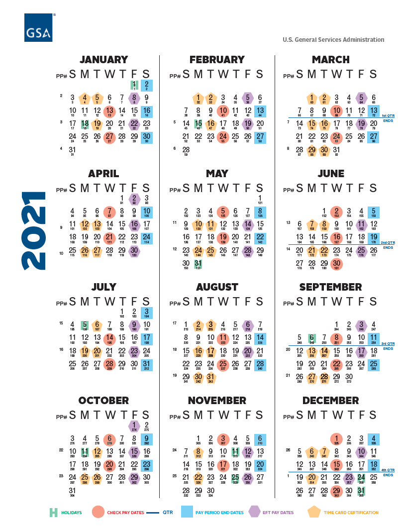 GSA Payroll Calendar 2022 2022 Payroll Calendar