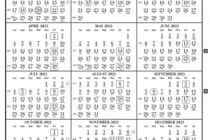 HHS Payroll Calendar 2025