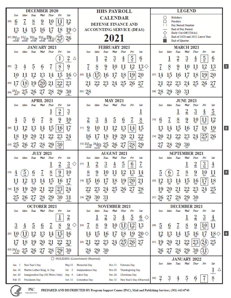Financial Services Center Payroll Calendar 2024 Printable Worksheets