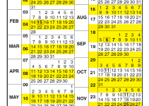 Pay Period Calendar 2023