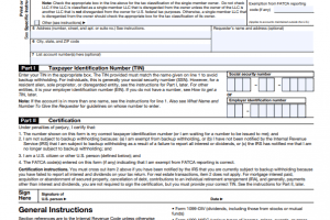 Blank W-9 Form Fillable 2023