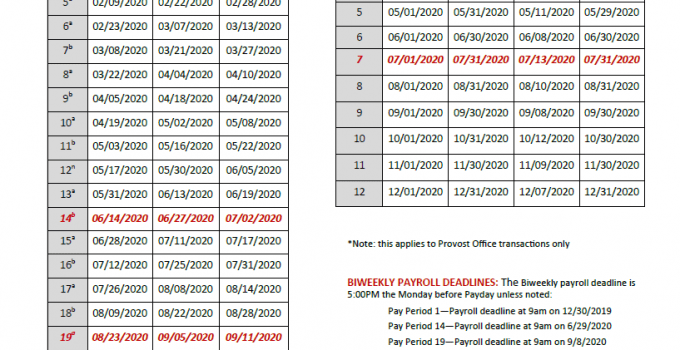 fiu payroll calendar