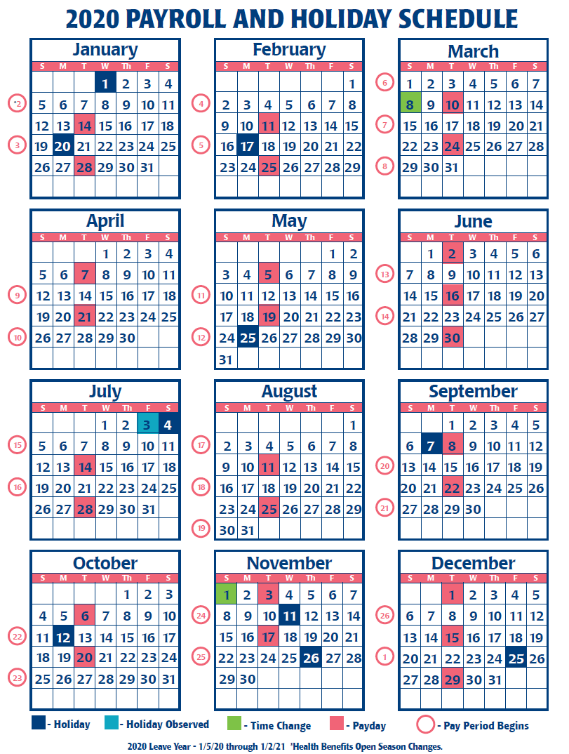 FAA Payroll Calendar 2021 | Payroll Calendar