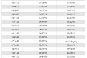 State of Florida Payroll Calendar 2025