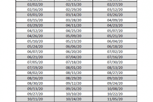 State of Delaware Payroll Calendar 2025