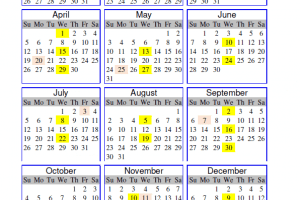 State of Maine Payroll Calendar 2025