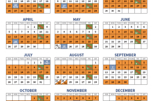 State of Massachusetts Payroll Calendar 2025