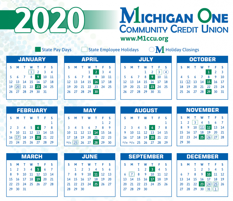 State of Michigan Payroll 2022 2023 Payroll Calendar