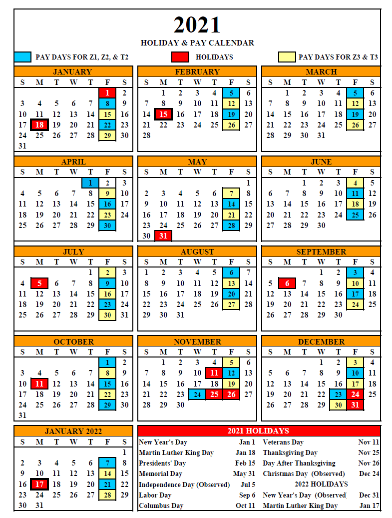 Download Commonwealth Of Virginia 2022 Pay And Holiday Calendar Pics