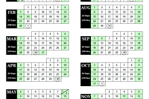 County of San Mateo Payroll Calendar 2023