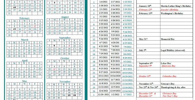 County Payroll | Payroll Calendar