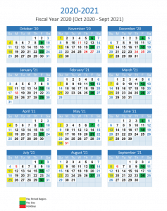 Prattvile City Payroll Calendar 2021