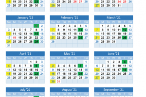 Prattville City Payroll Calendar 2022