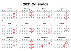 University of Louisville Payroll Calendar 2021