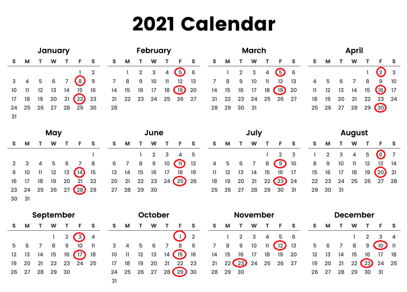 Apple Payroll Calendar 2022.