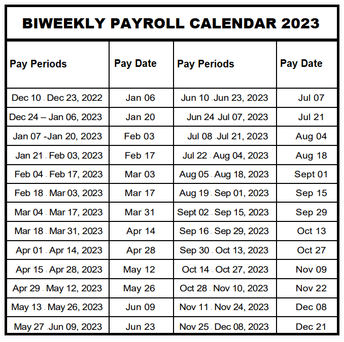 Payroll Calendar 2023 2024 Erna Krystyna